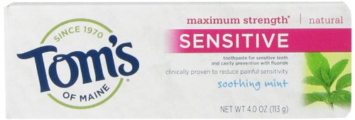 Tom's of Maine Maximum Strength Sensitive Natural Toothpaste