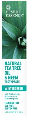 Desert Essence Natural Tea Tree Oil and Neem Toothpaste